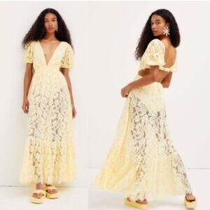 For Love & Lemons Bea MIDI Dress